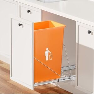 Pull Out Trash Can Under Cabinet，Heavy Duty Slide-Out‎ Cabinet Kit,